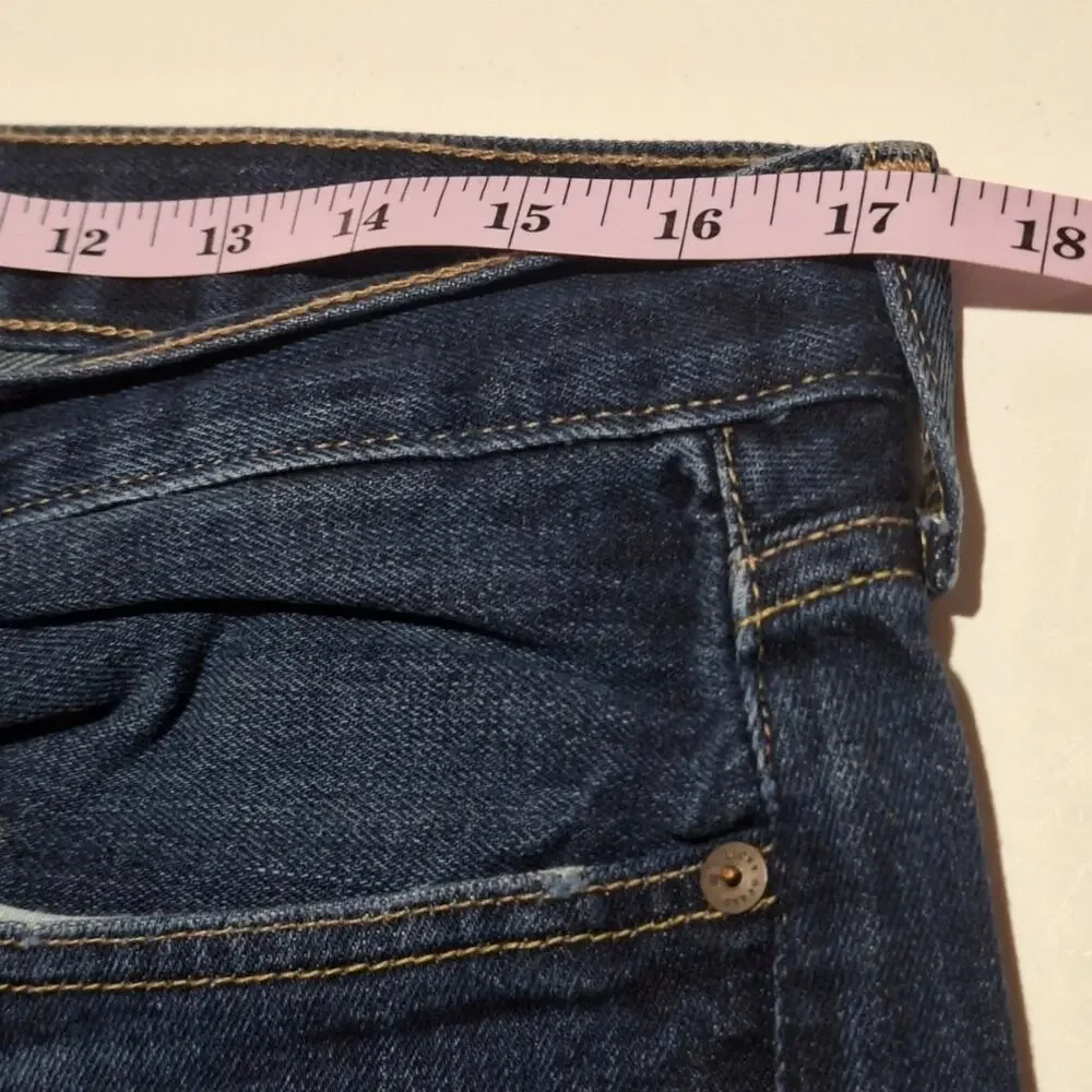 Lucky Brand Jeans Men's 33/34 Dark Wash Classic Retro Normcore Classiccore Denim